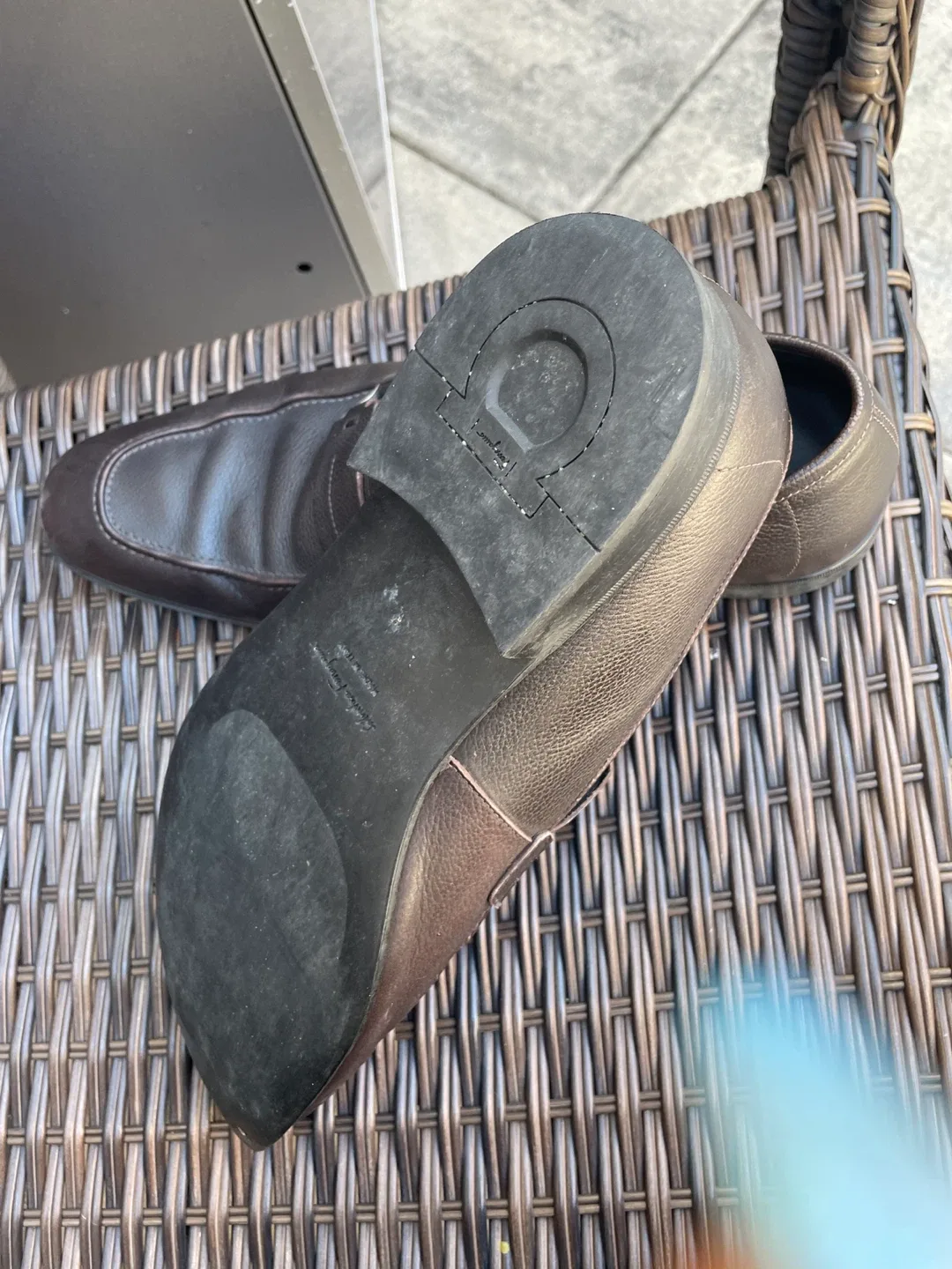 Salvatore Ferragamo Brown Leather Loafers image indicator(2)