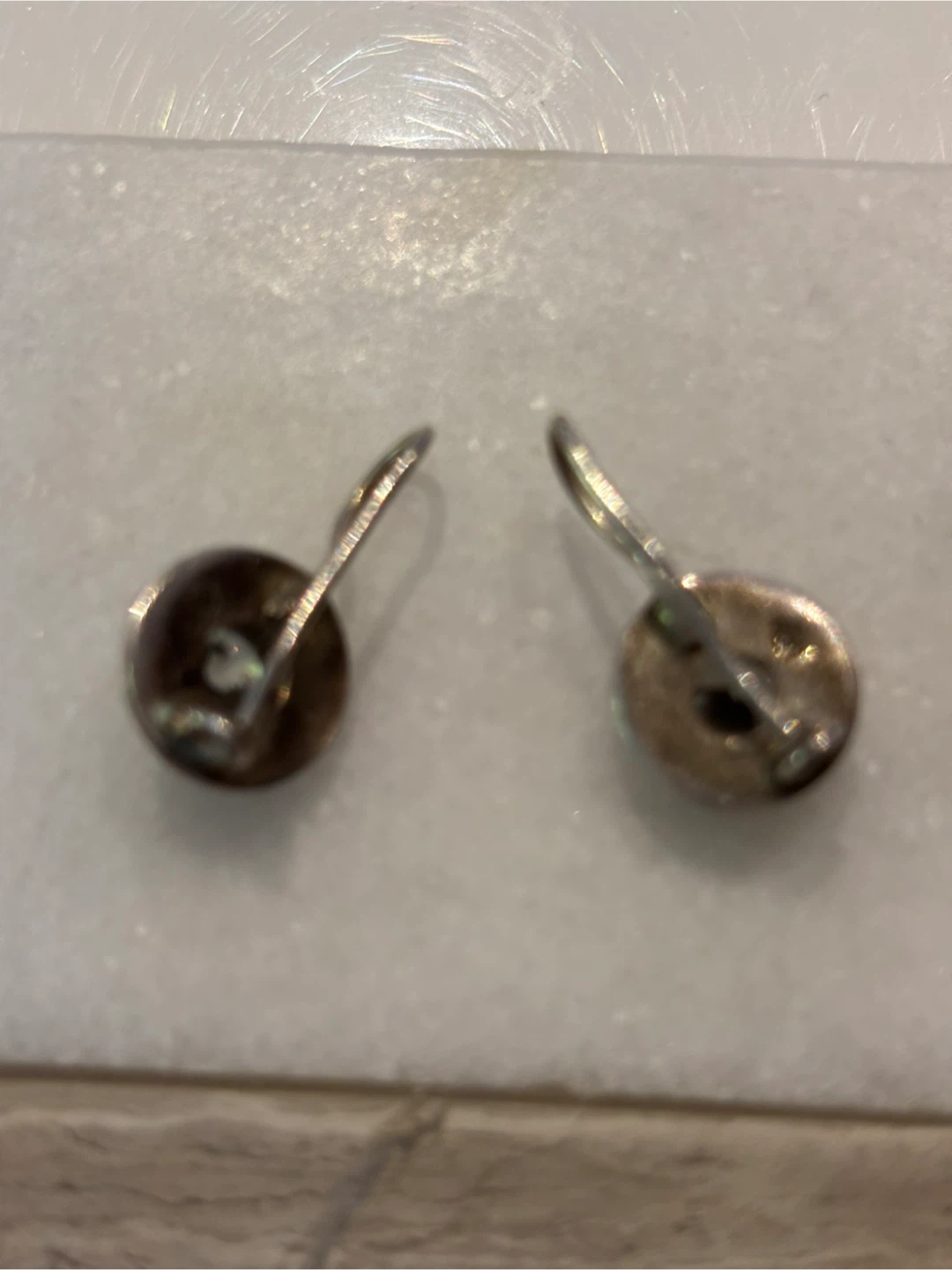 925 Sterling Silver Drop Earrings with Clear Stone - photo 4