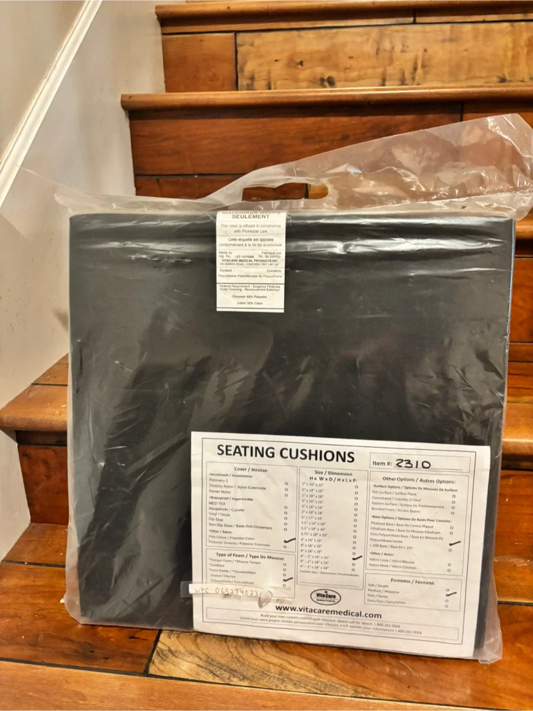 VitaCare Wedge Cushion 4"x16"x16" New image indicator(4)