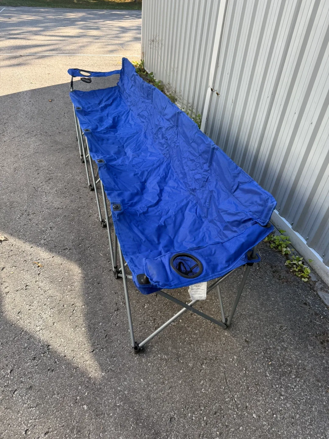 Outdoor Works Team Sports Bench - Blue image indicator(2)