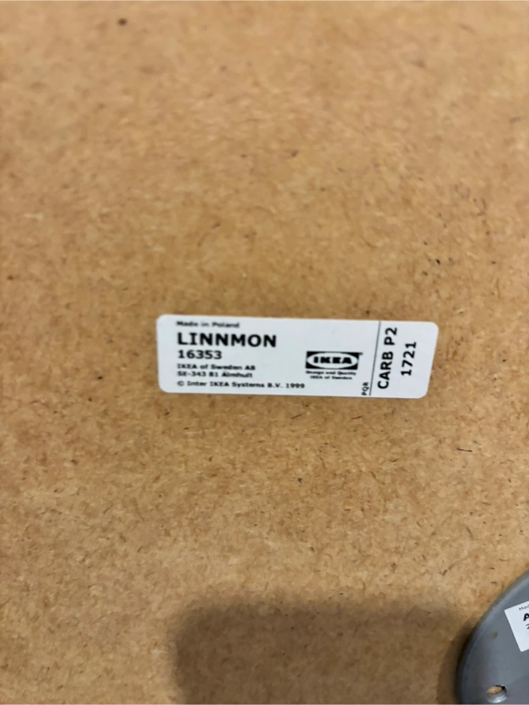 IKEA LINNMON Table - White - photo 3