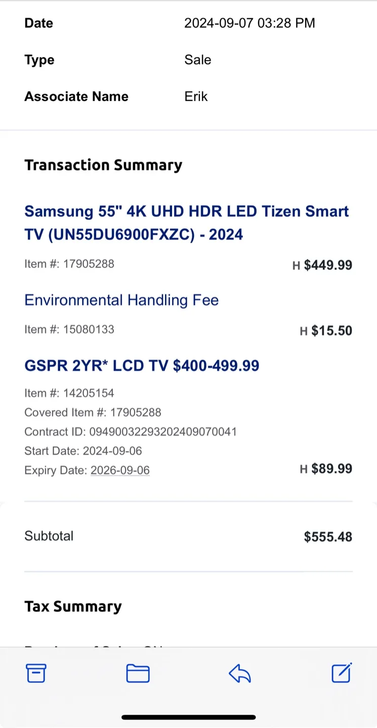 55" Smart TV image indicator(3)