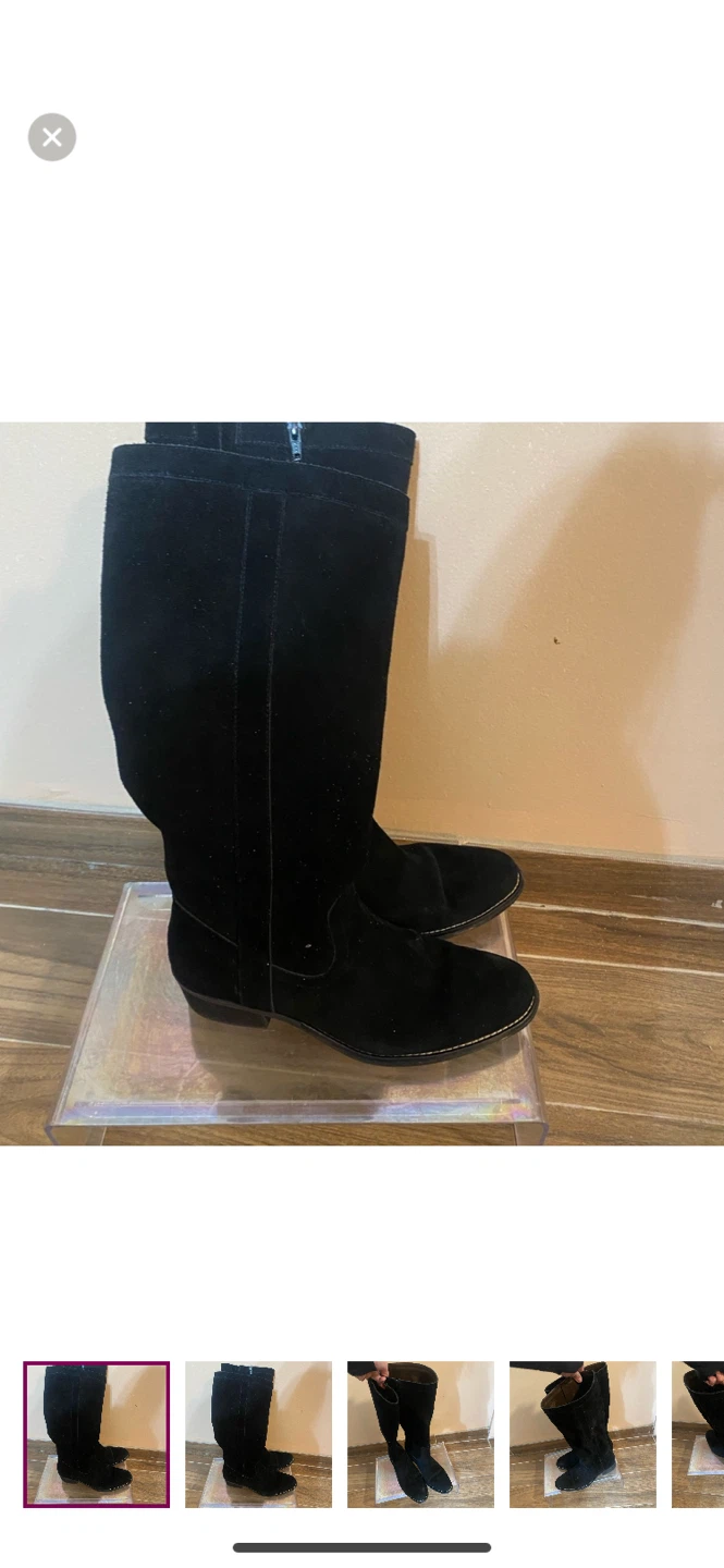 Boots size 10 genuine suede - photo 5