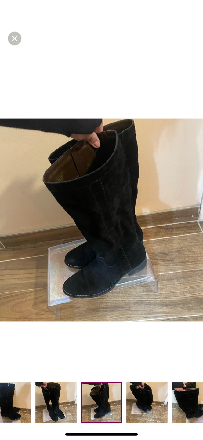 Boots size 10 genuine suede - photo 4