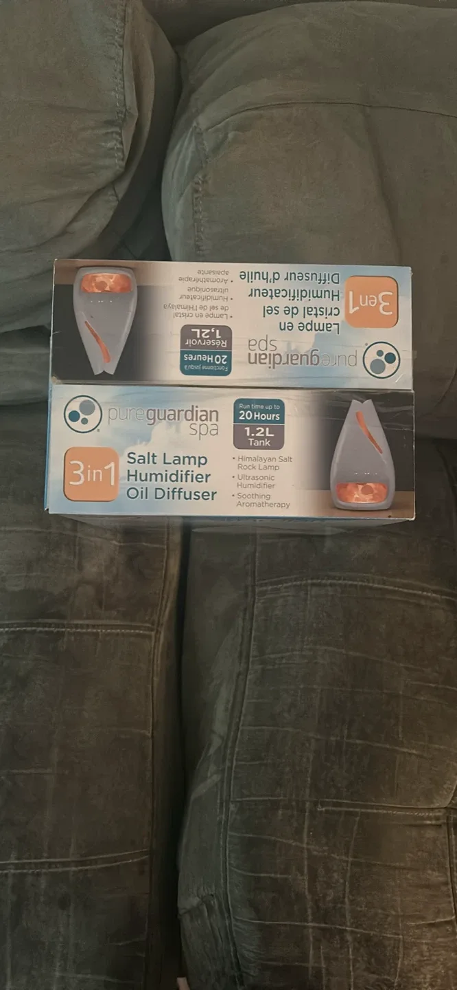 PureGuardian SPA 3-in-1 Salt Lamp Humidifier Oil Diffuser image indicator(2)