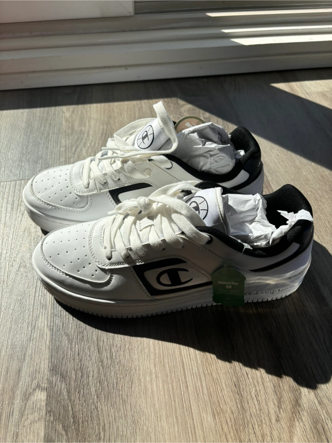 New Champion White/Black Shoes