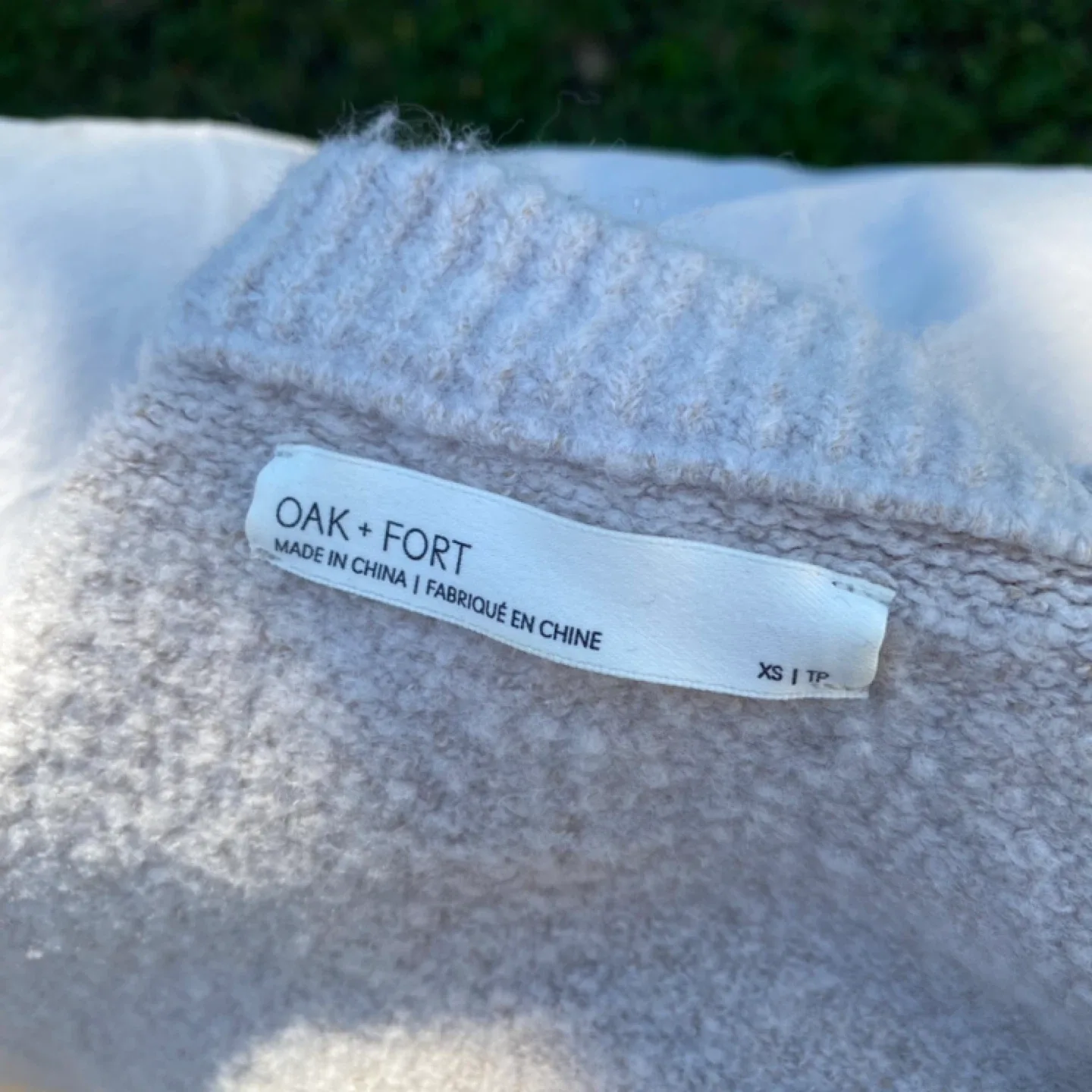 Oak + Fort Beige Sweater - Size XS image indicator(4)