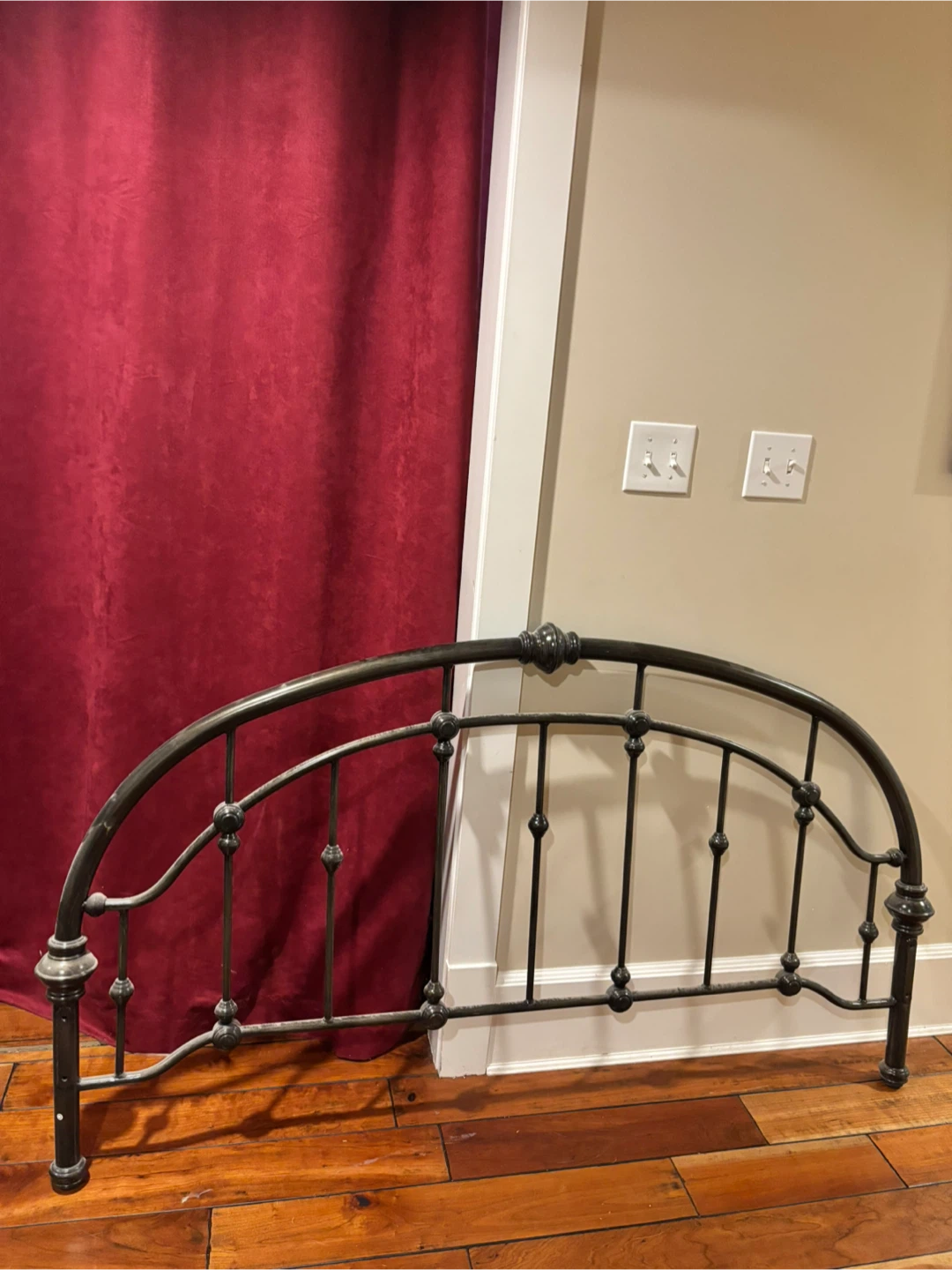 Queen Metal Headboard, Footboard and Rails - photo 2