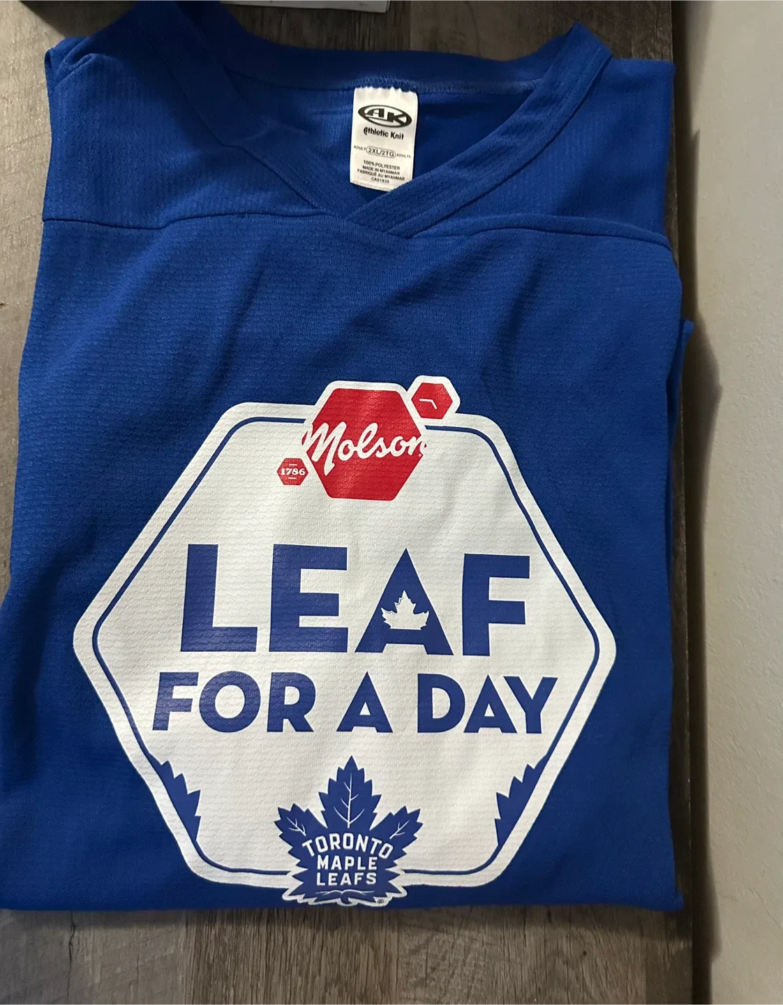 Athletic Knit Toronto Maple Leafs Jersey - 2XL thumbnail