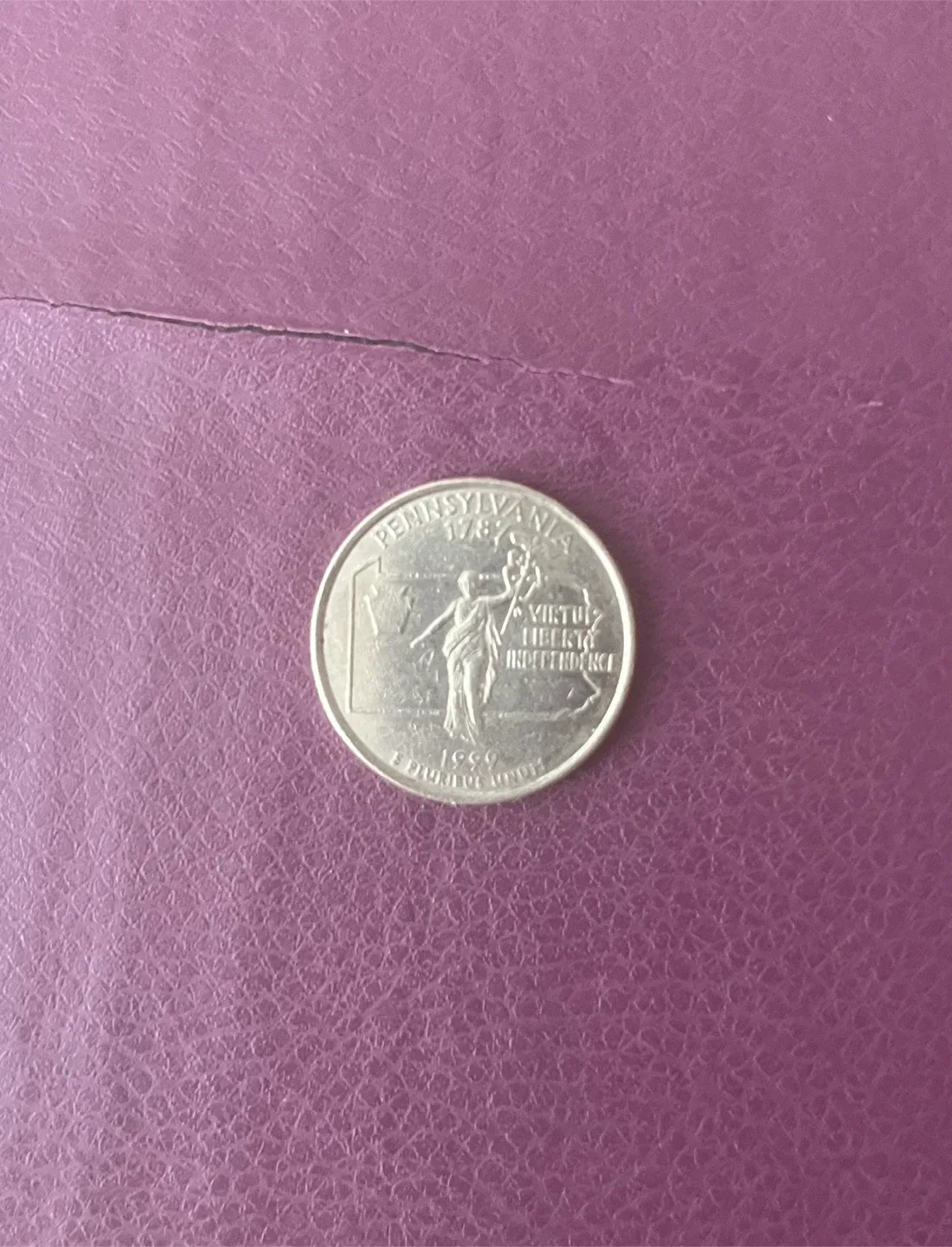 1999 P Pennsylvania State Quarter thumbnail