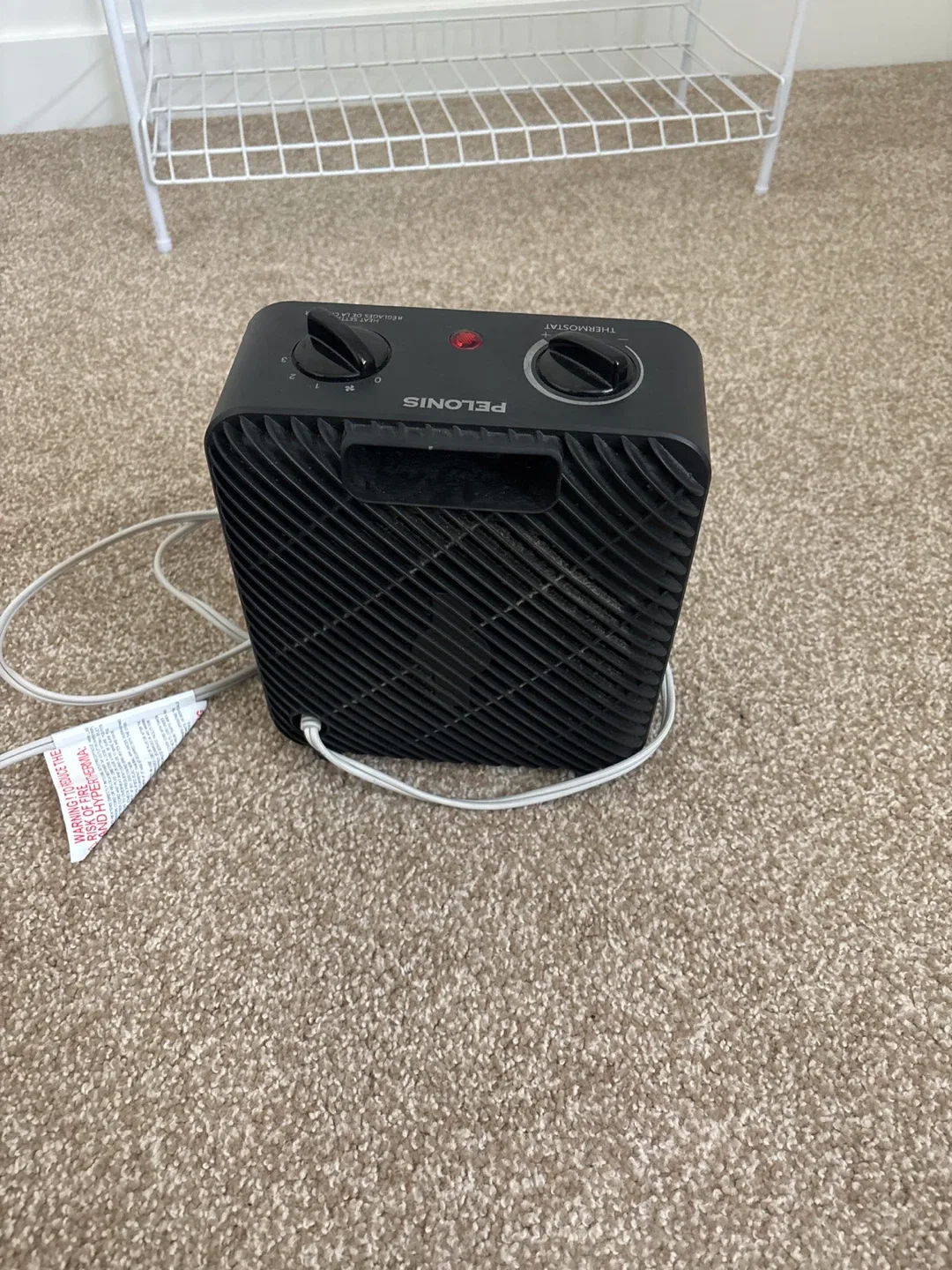 Pelonis Portable Space Heater - Black image indicator(3)