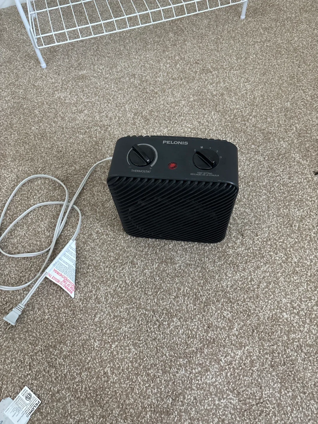 Pelonis Portable Space Heater - Black image indicator(2)