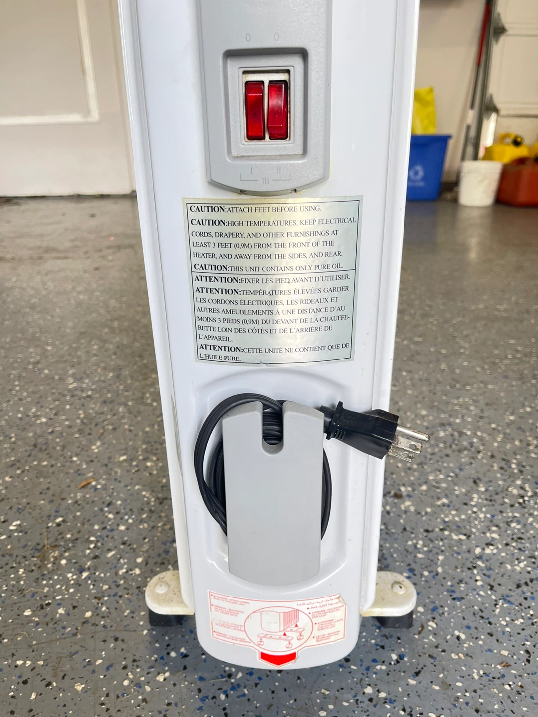 Honeywell HZ-680C Oil Filled Radiator Heater - photo 4