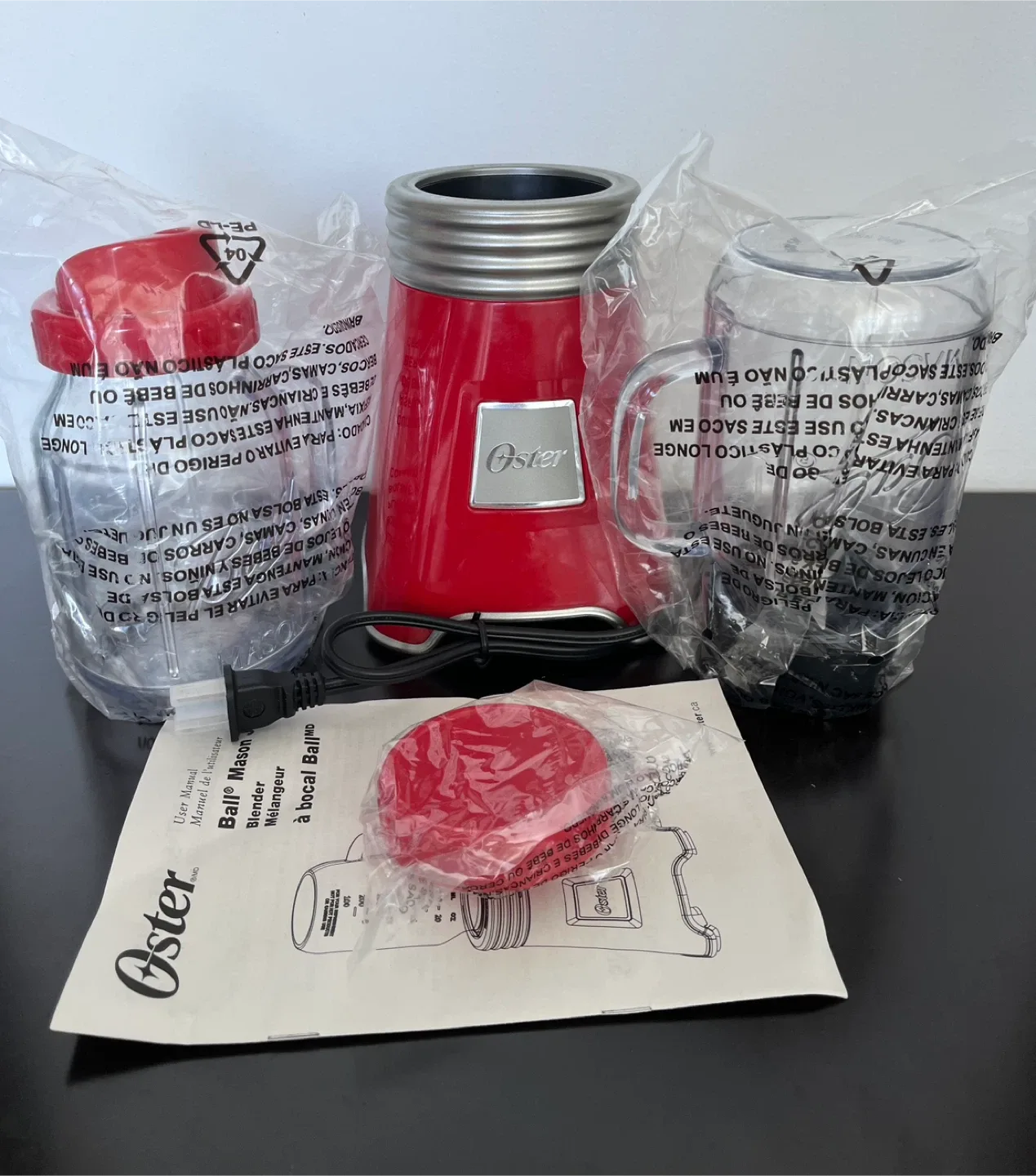 New Oster Blender/Mélangeur BLSTPB-BALL - Red image indicator(2)