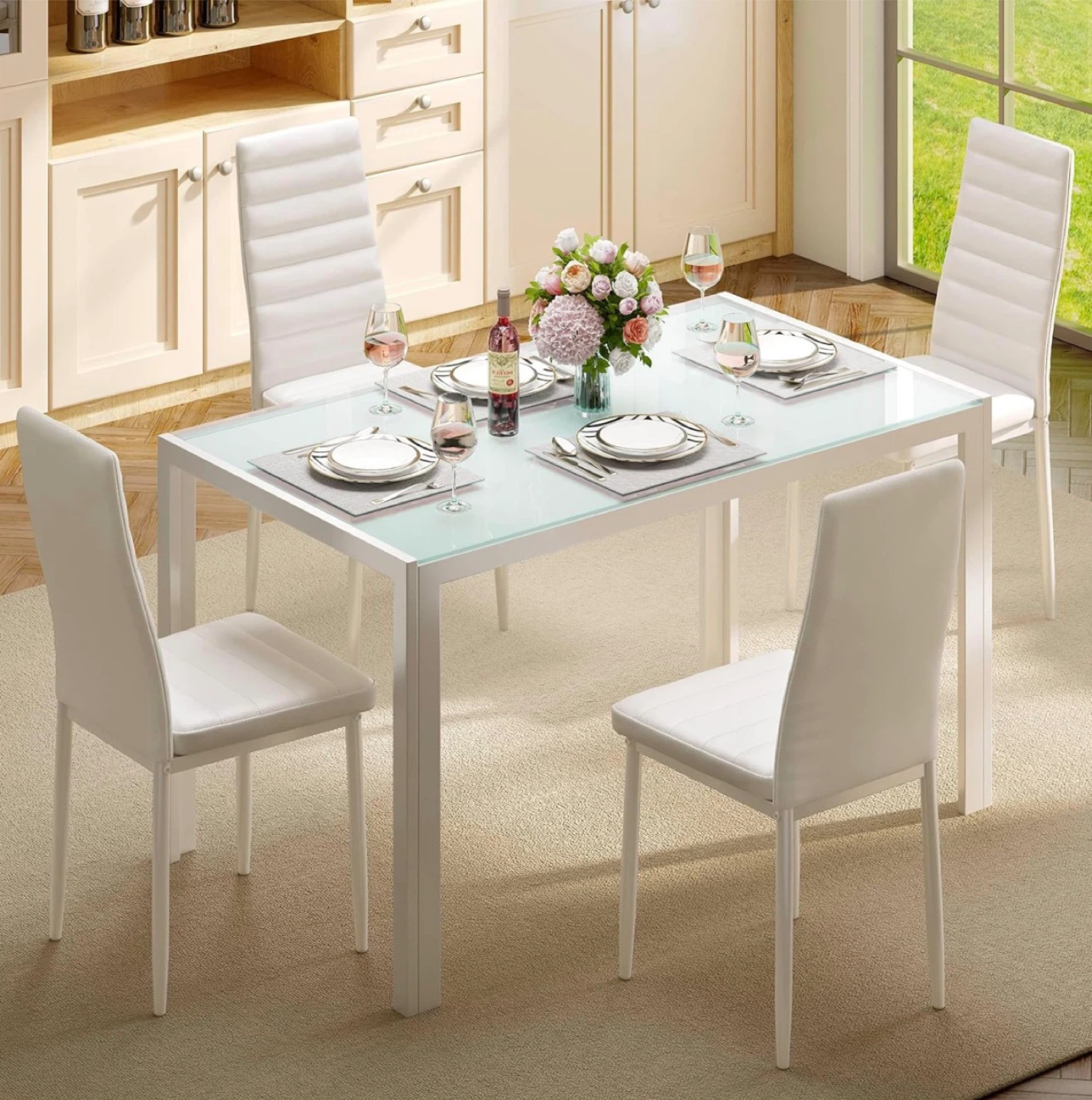5-Piece Modern Dining Set for Sale - photo 4