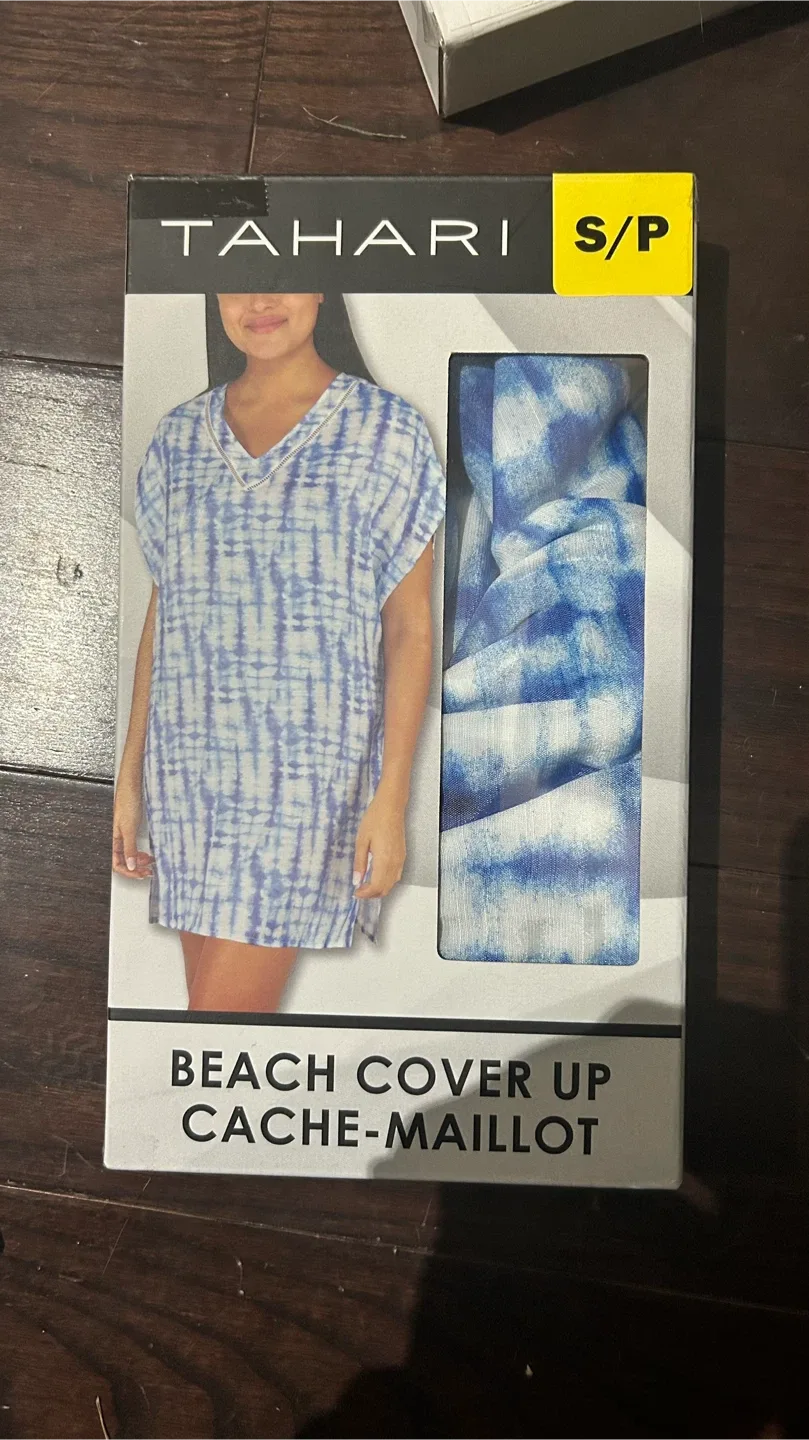 $10 Tahari Beach Cover Up BLOWOUT - Size S/P - NEW image indicator(2)