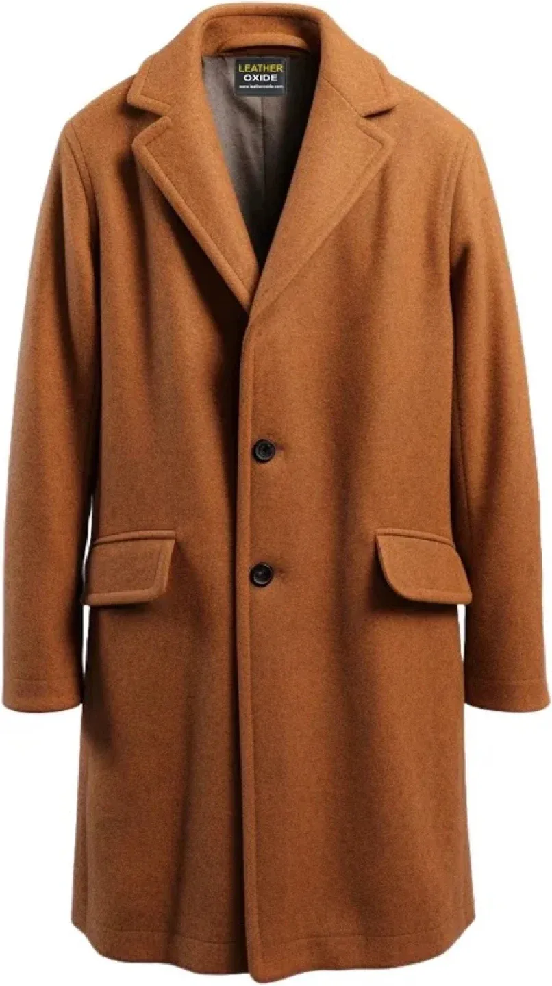 Wool Blend Coat, Brown image indicator(2)