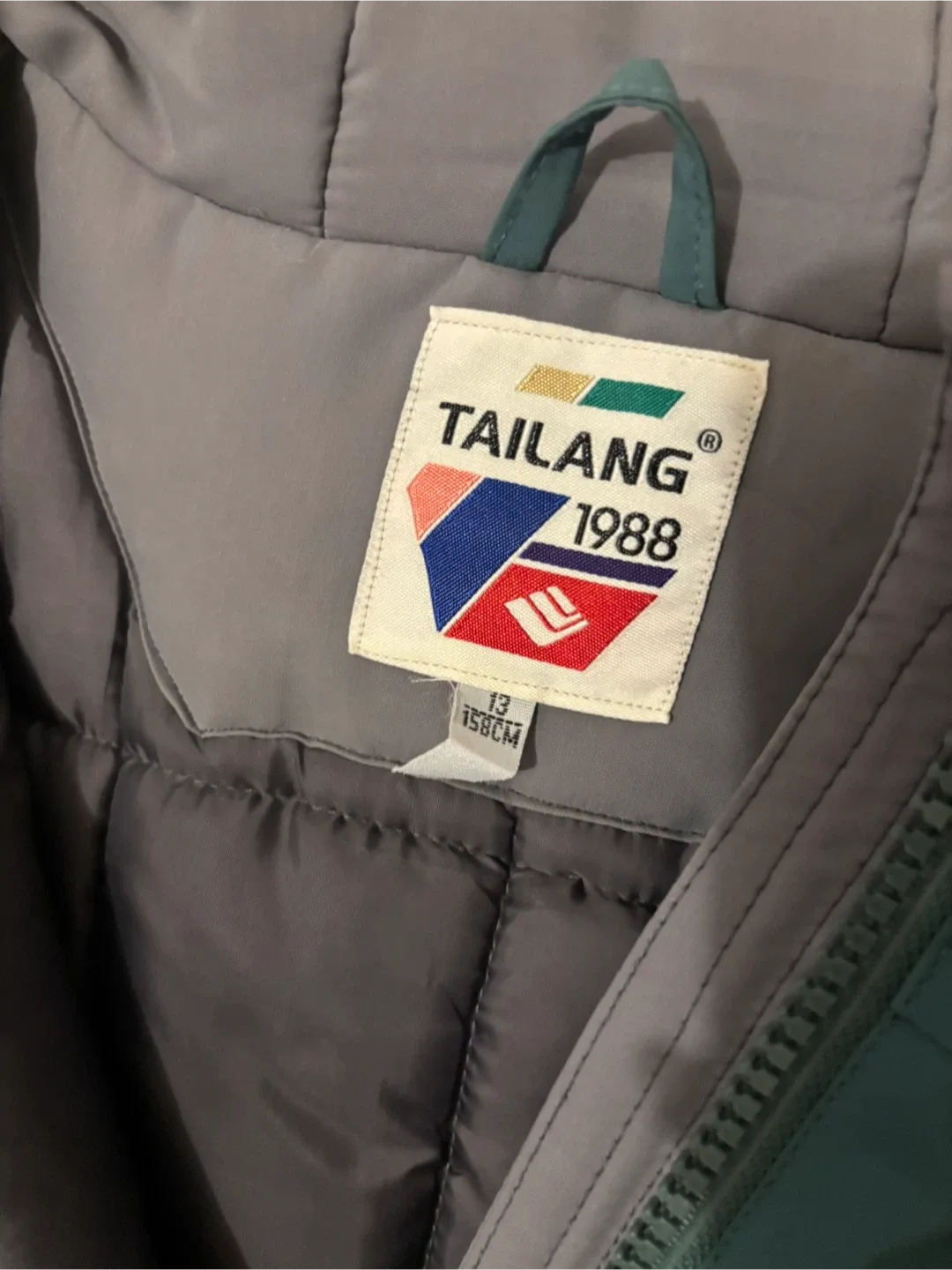 Tailang 1988 Teal Winter Parka image indicator(3)