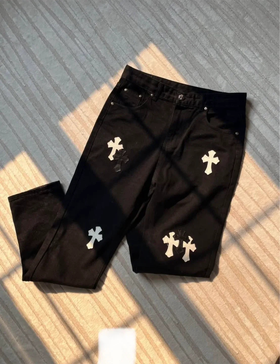 Chrome Hearts x Levi's Black Jeans - Size 32 image indicator(5)