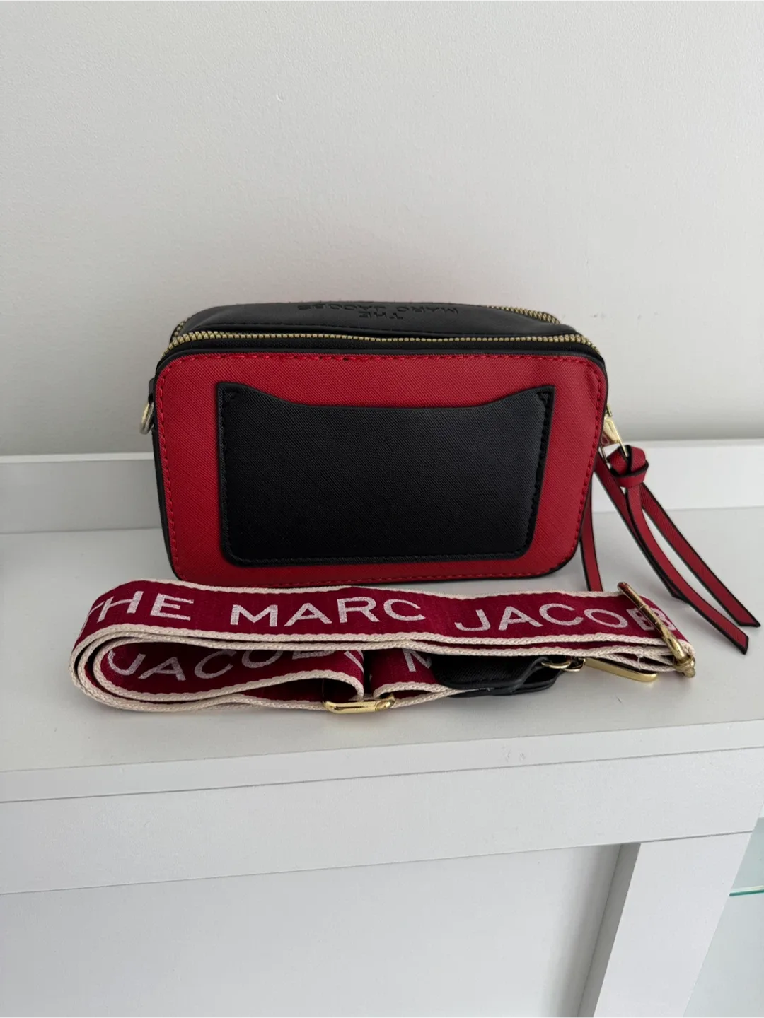 Marc Jacobs Snapshot Camera Bag - Red/Black image indicator(5)