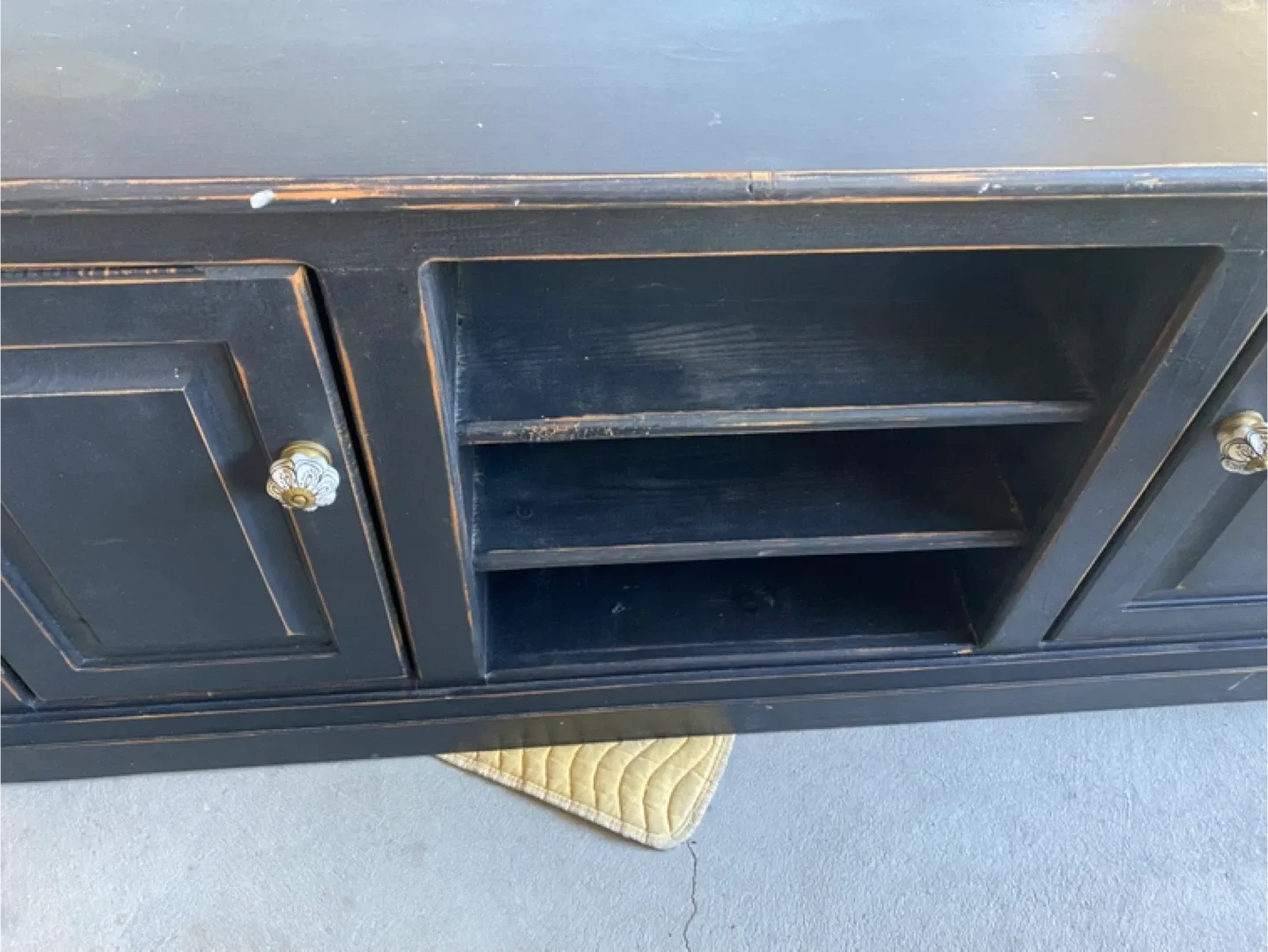 Vintage Black Media Console/TV Stand image indicator(2)