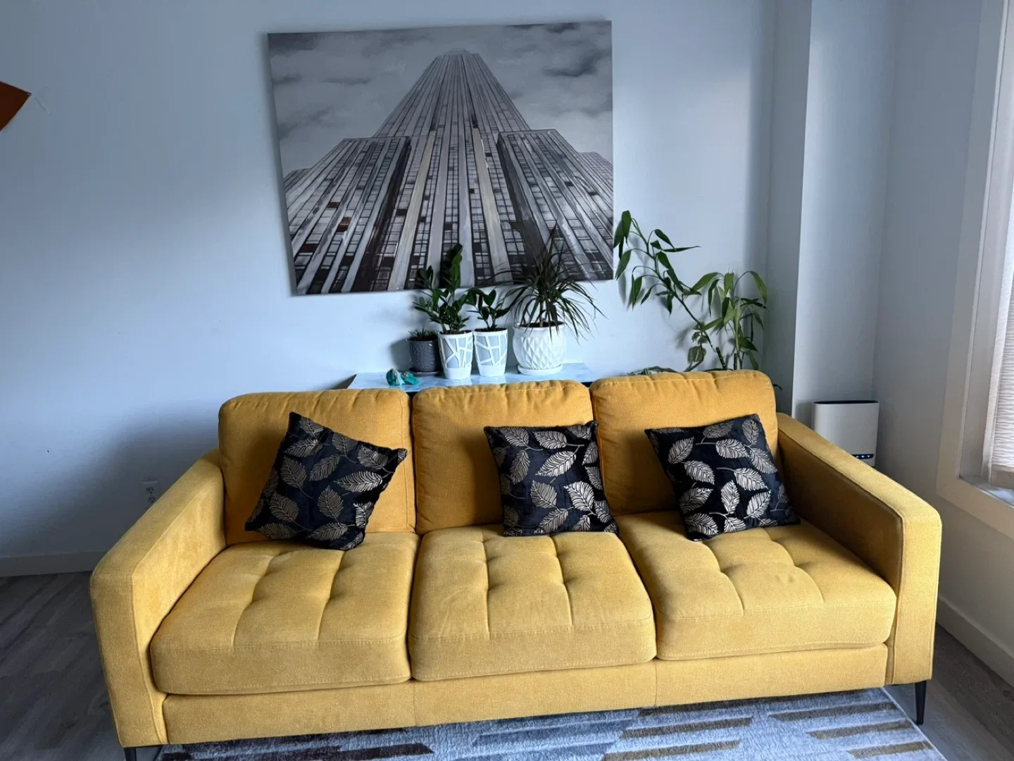 Sofa and Armchairs Set - Yellow Sofa, Grey Armchairs image indicator(3)