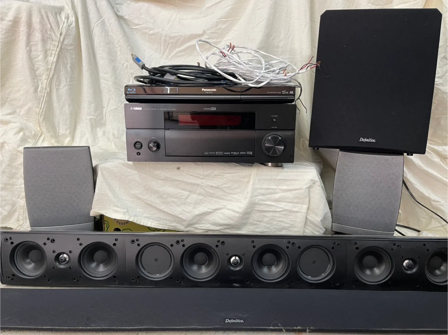 5.1 Home Theatre Setup - Yamaha Definitive JBL thumbnail