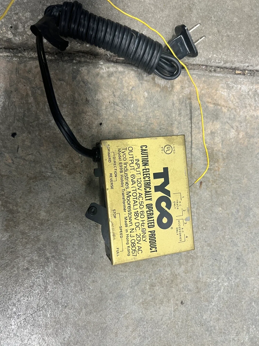 Tyco 899B Hobby Transformer (train) image indicator(3)