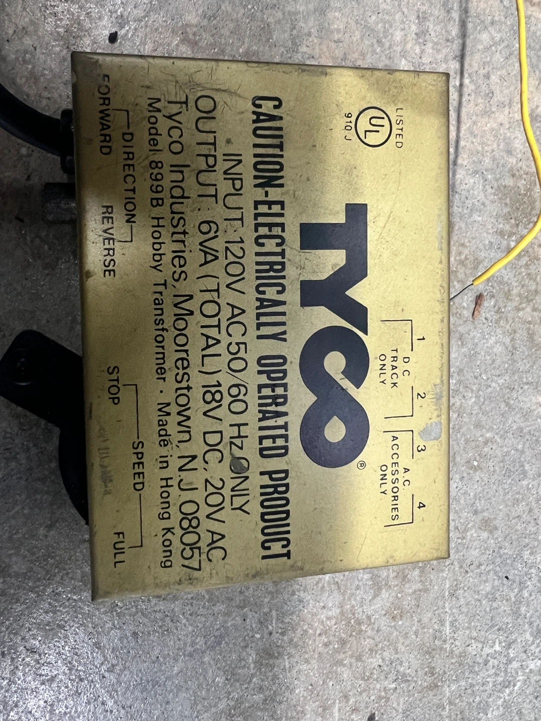 Tyco 899B Hobby Transformer (train)