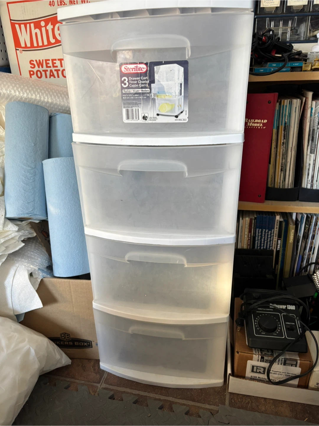 Sterilite 4 Drawer Cart