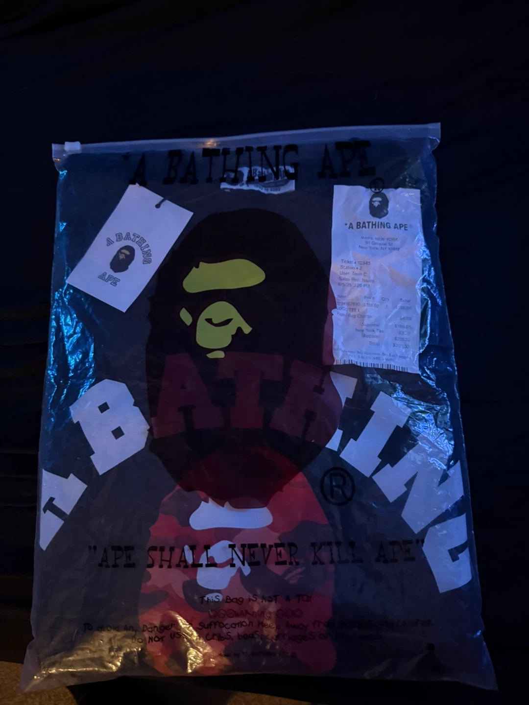 A Bathing Ape (BAPE) Black T-Shirt