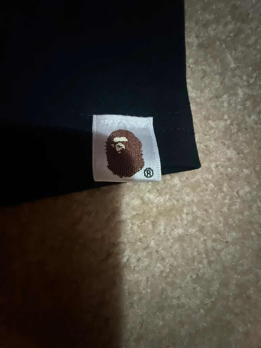 A Bathing Ape (BAPE) Black T-Shirt image indicator(7)