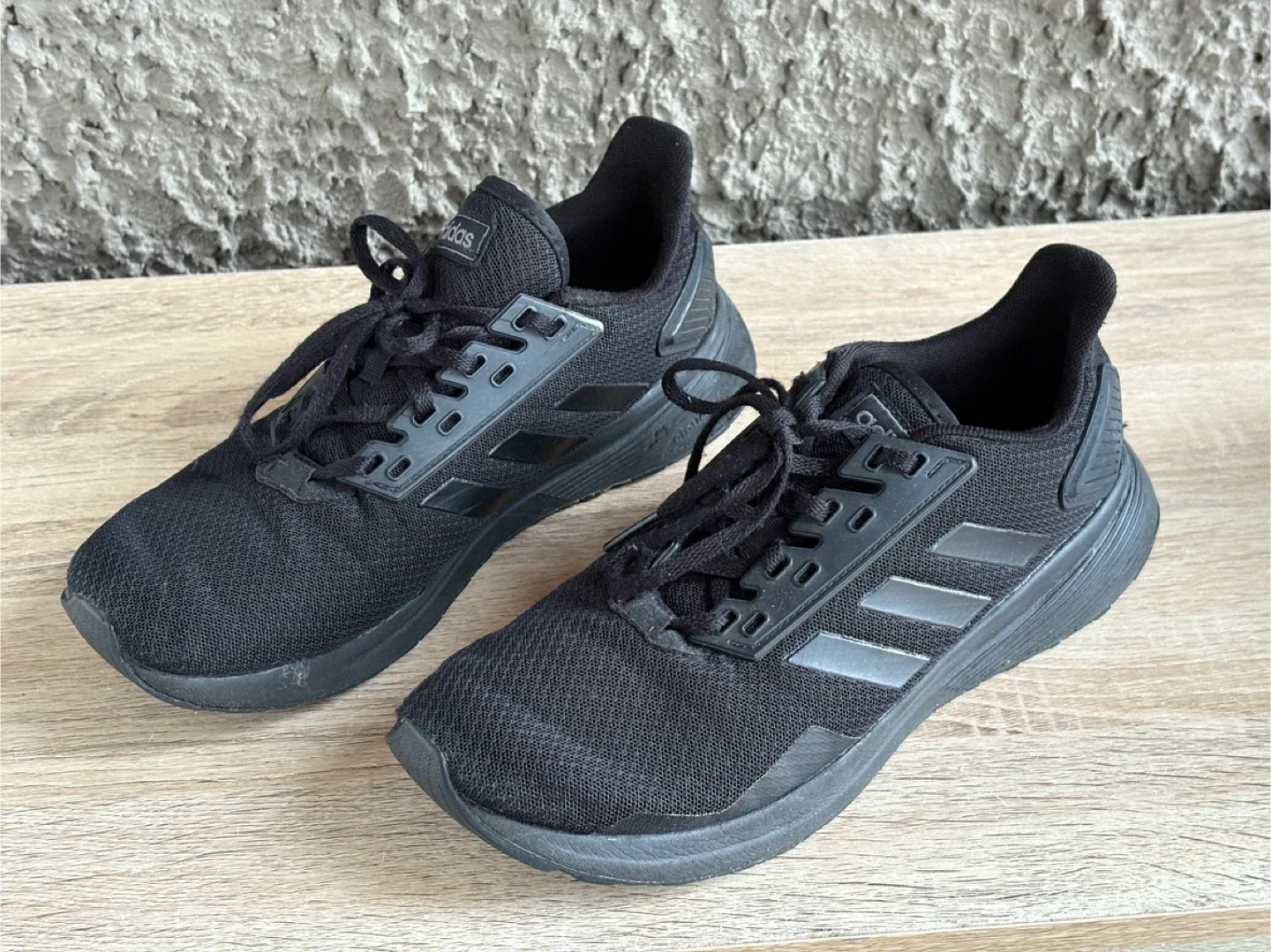 Adidas Duramo 9 Black Running Shoes - US 8