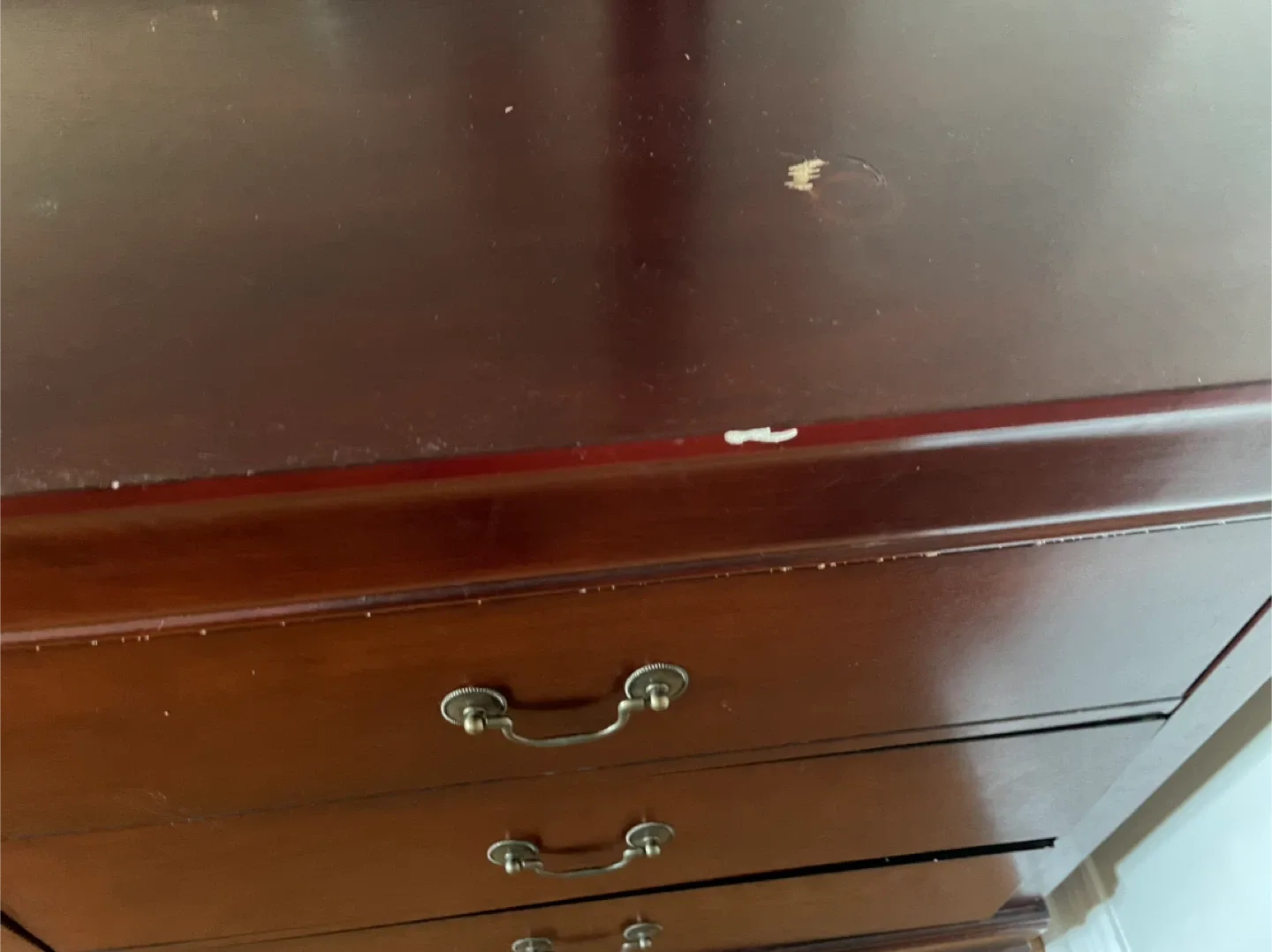 Queen Bedroom Set - Bed Frame, Dresser with Mirror image indicator(9)