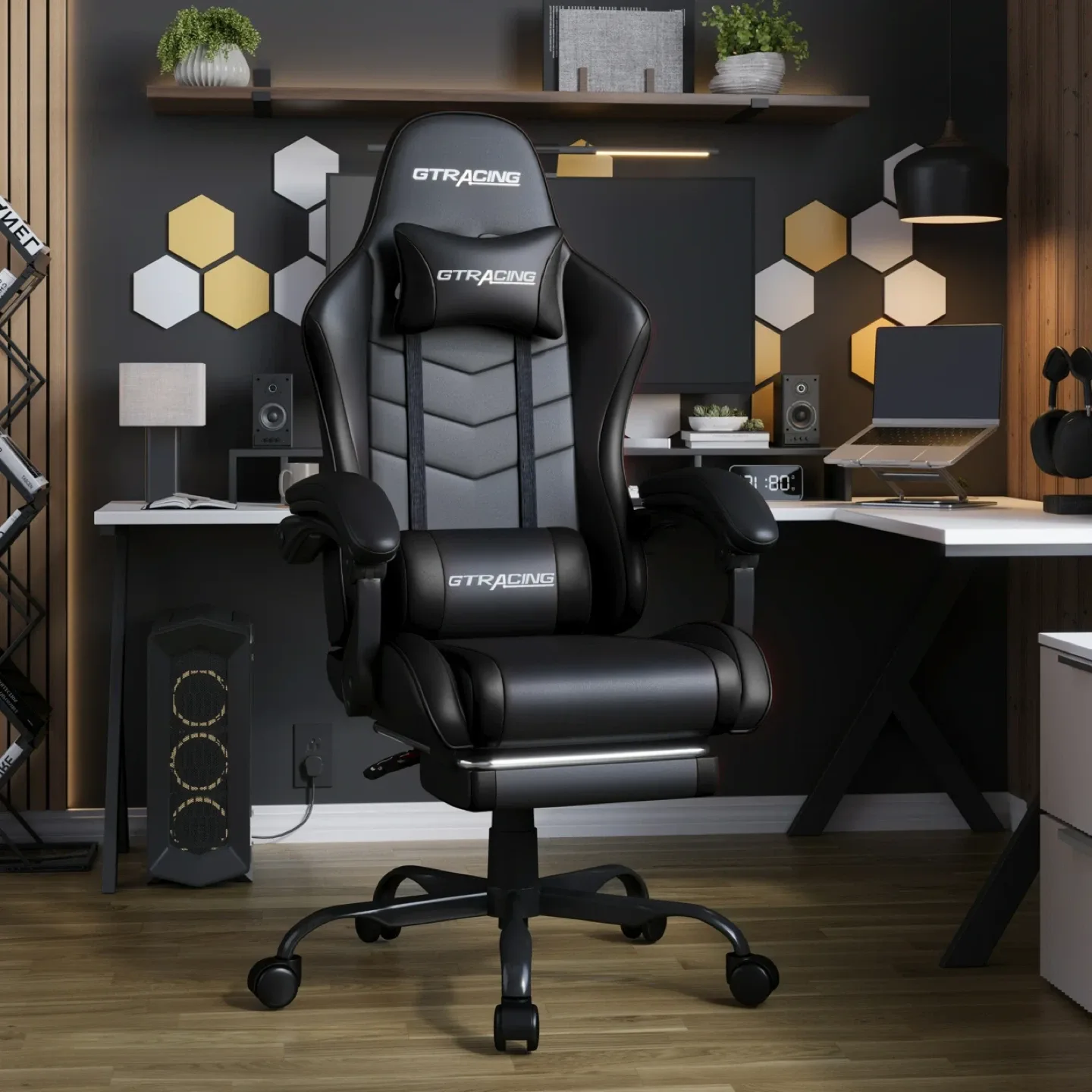 GTRACING Ergonomic Gaming Chair - Black thumbnail