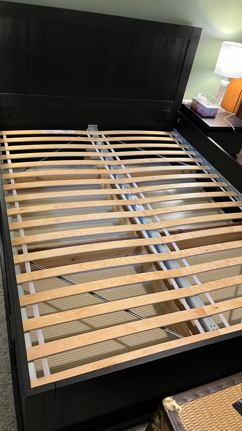 Queen Bed Mattress, Boxspring, and Frame fit for Royalty! image indicator(7)