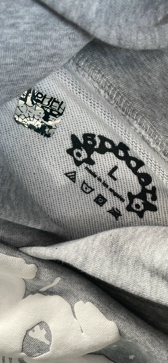 Grey sp5der hoodie image indicator(3)