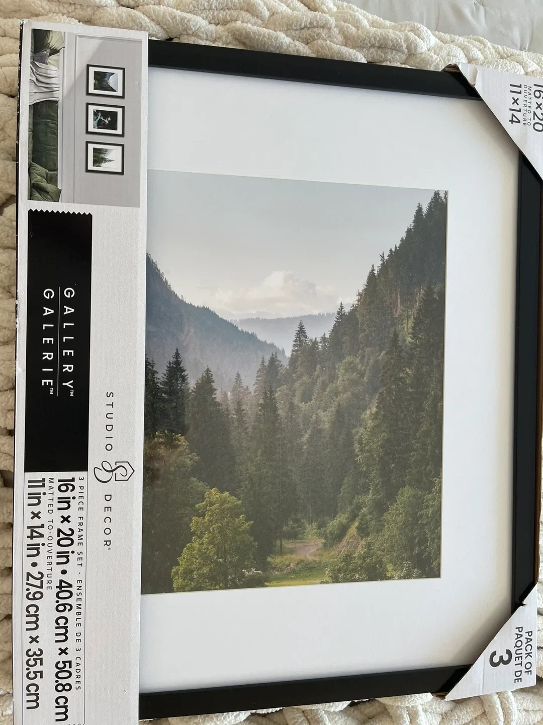 Studio Decor Gallery 3-Piece Frame Set 16x20