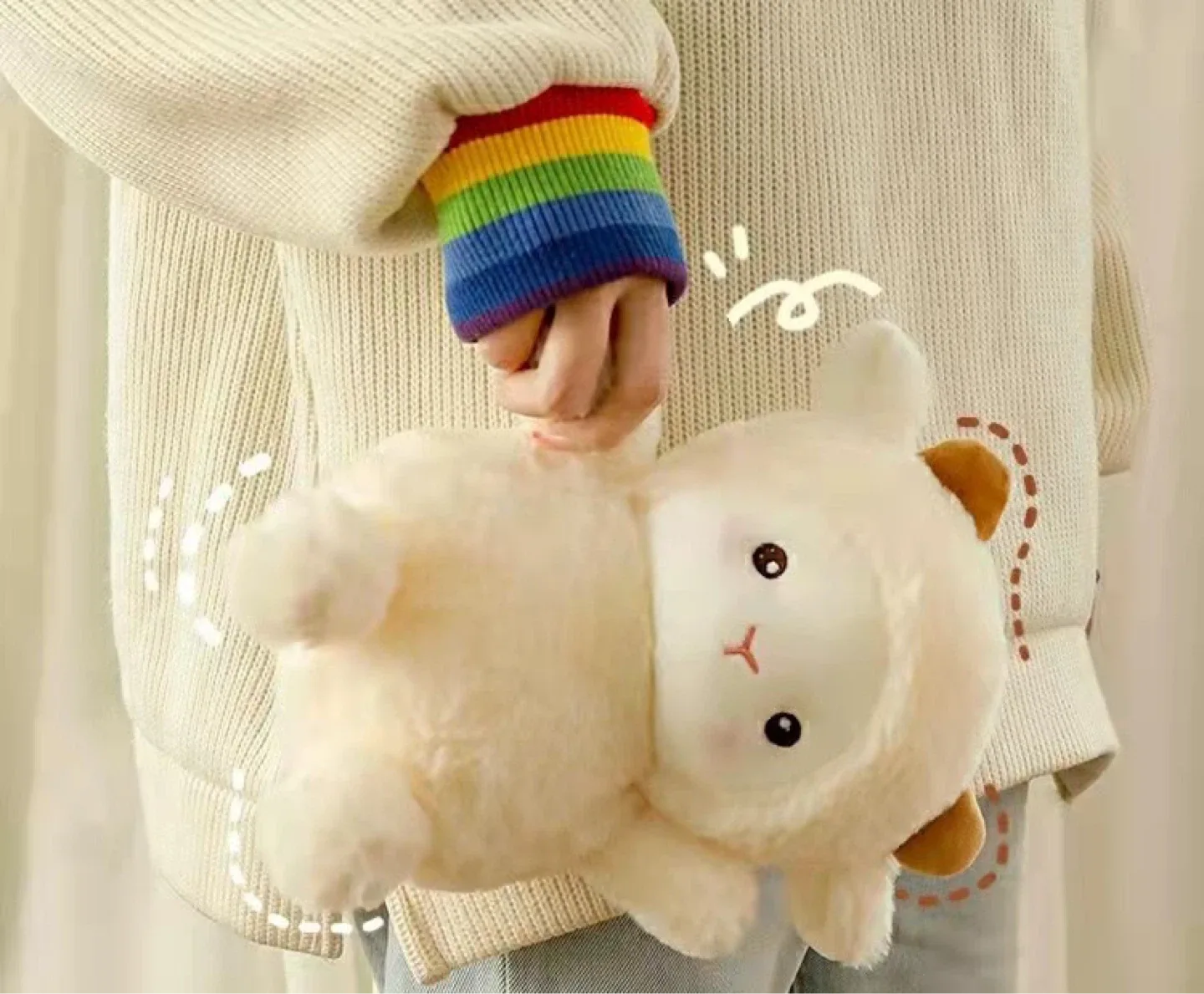 Cute Lamb Plush Toy image indicator(3)