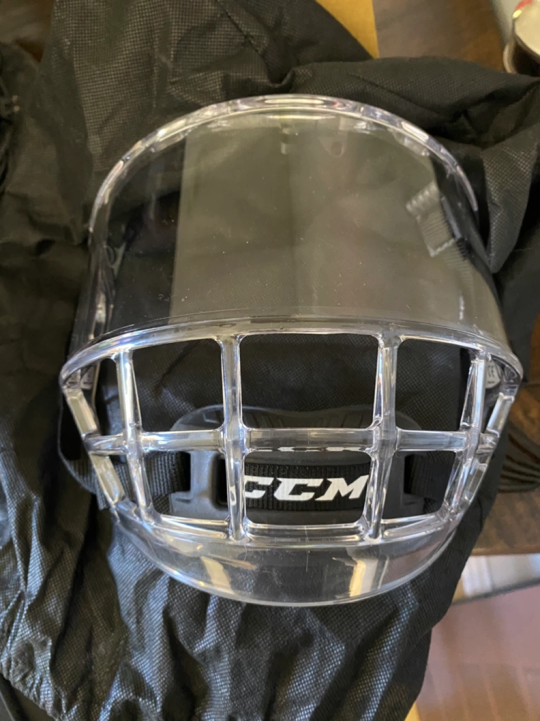 Visor for hockey helmet