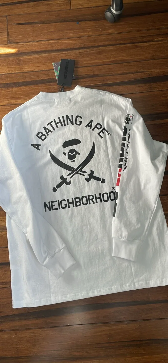 Bape x neighborhood longsleeve image indicator(4)