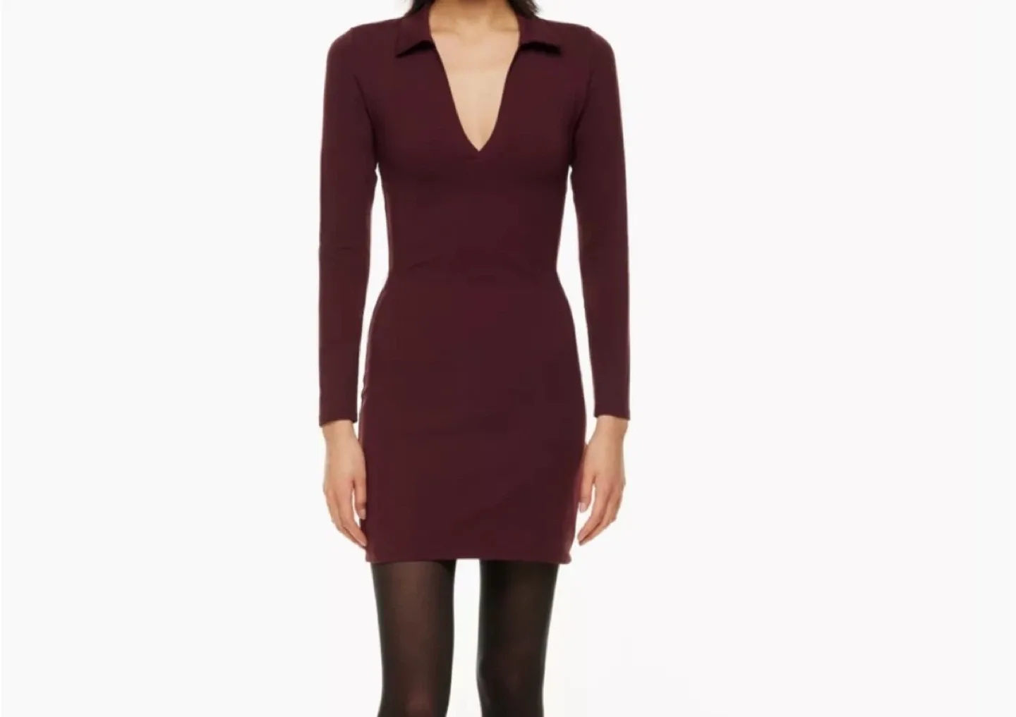 Babaton Contour Polo Mini Dress