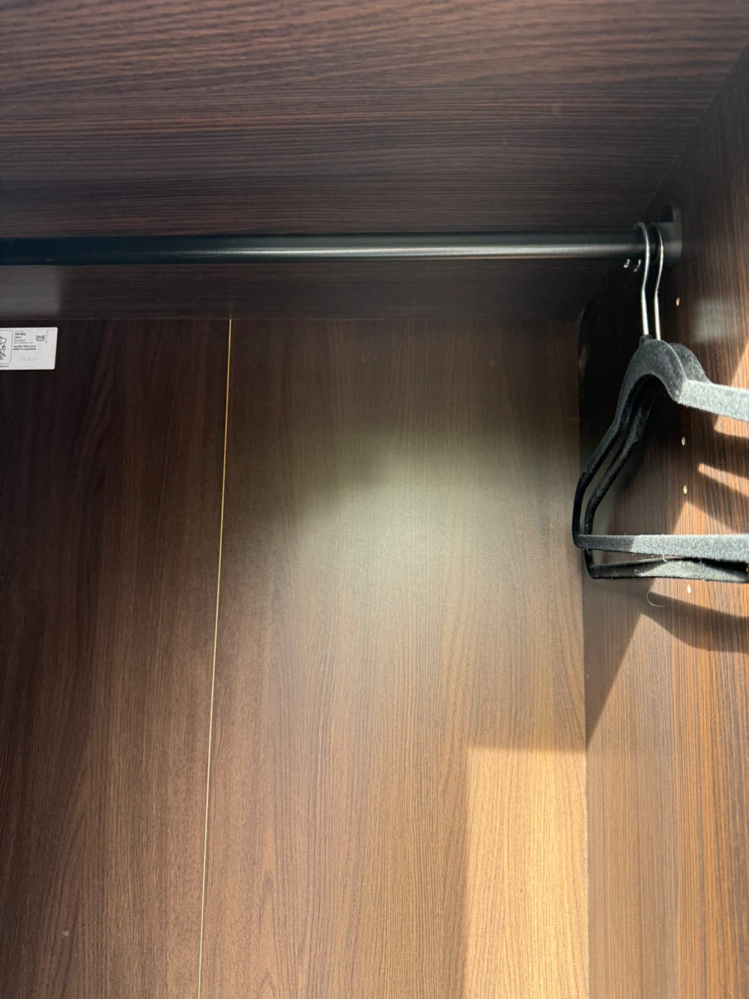 Brown Wardrobe with Mirror Door IKEA - photo 5