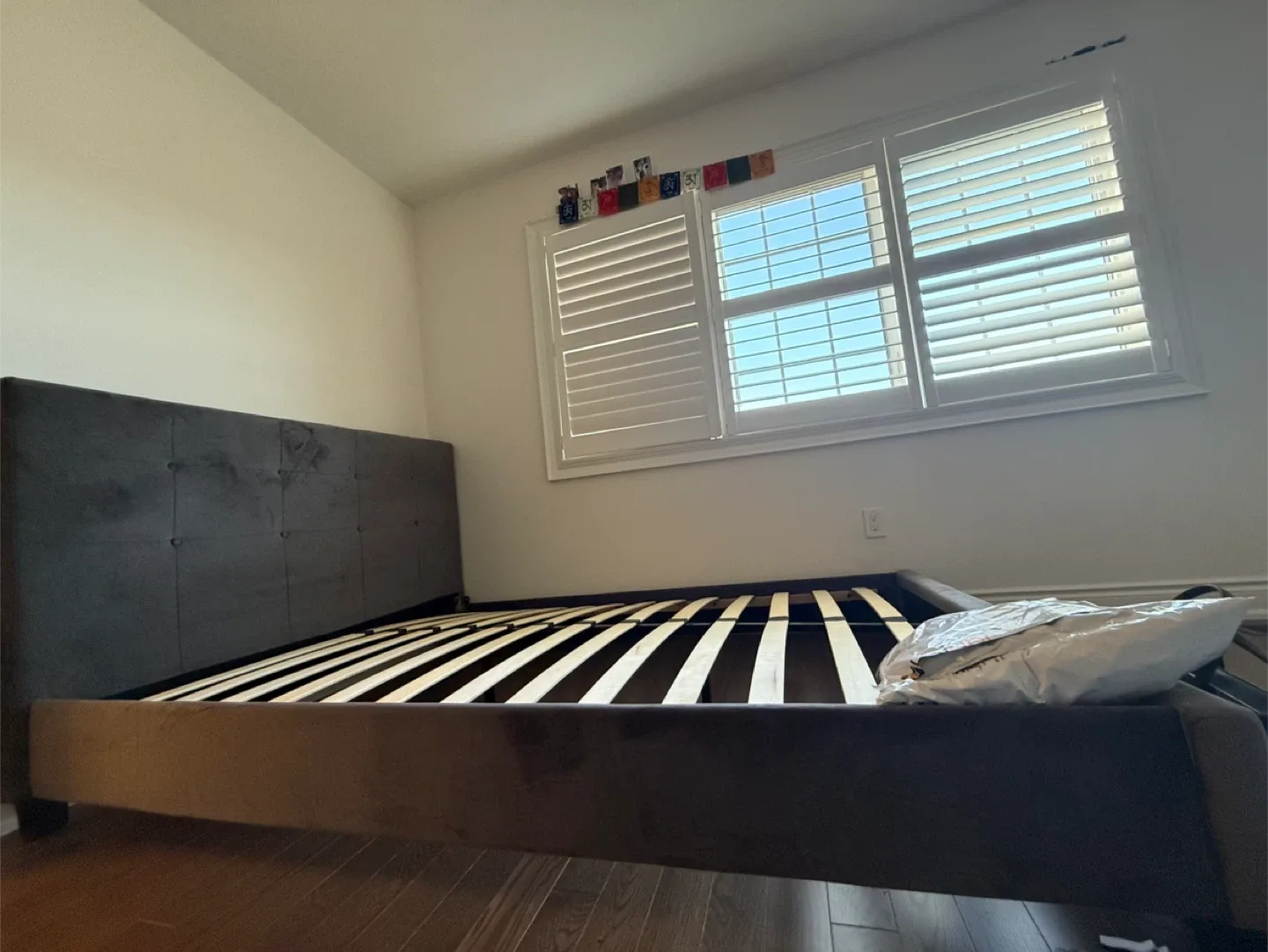 Upholstered Bed Frame - Grey image indicator(4)