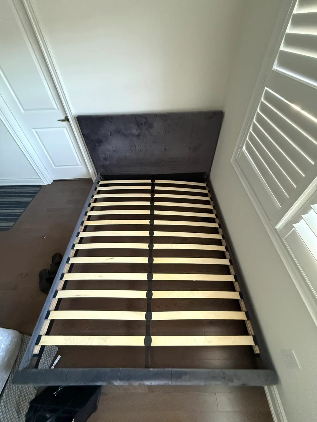 Upholstered Bed Frame - Grey image indicator(2)