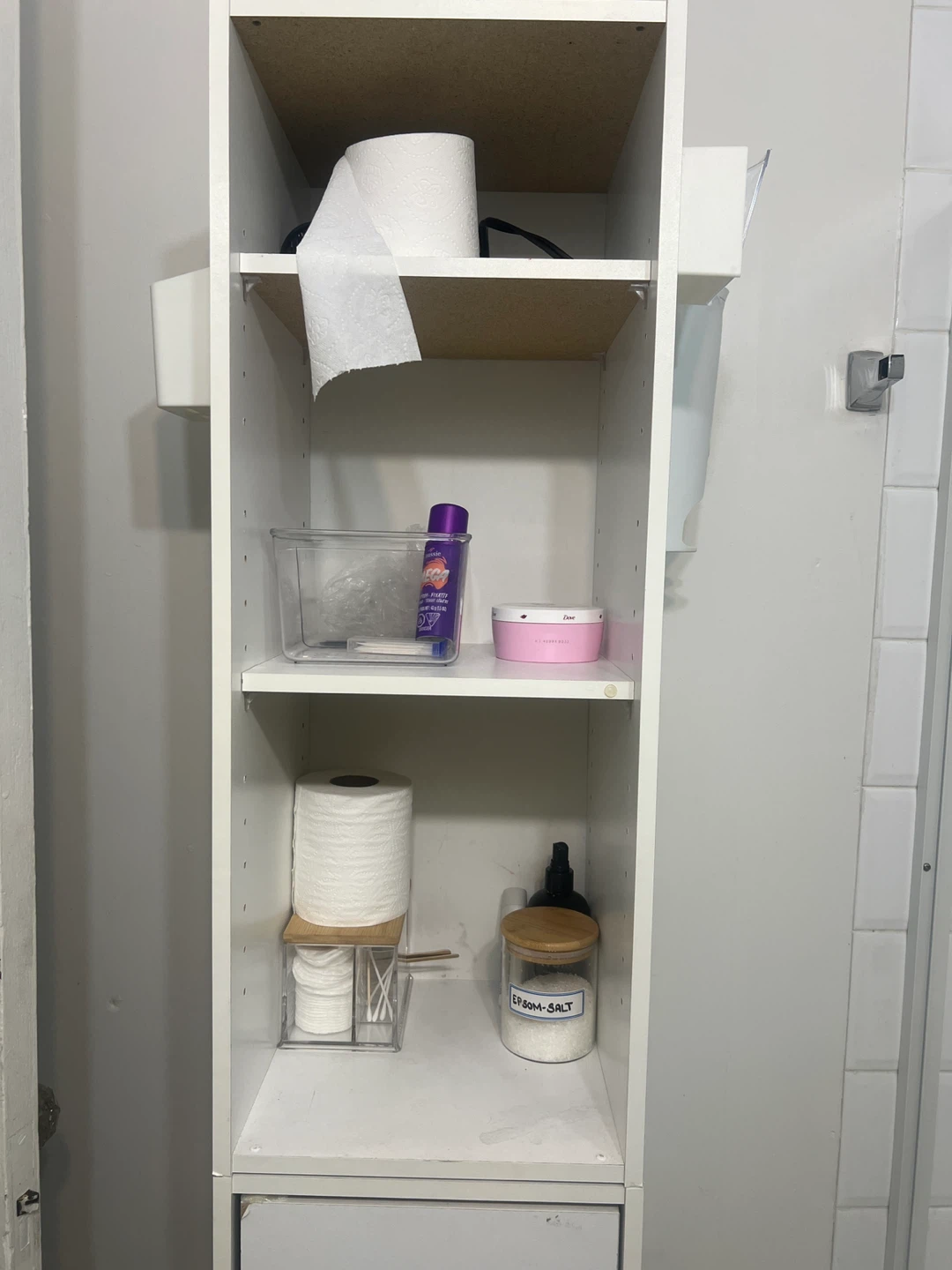 White Bathroom Cabinet - photo 2