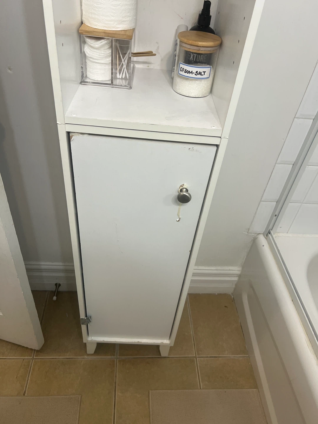 White Bathroom Cabinet