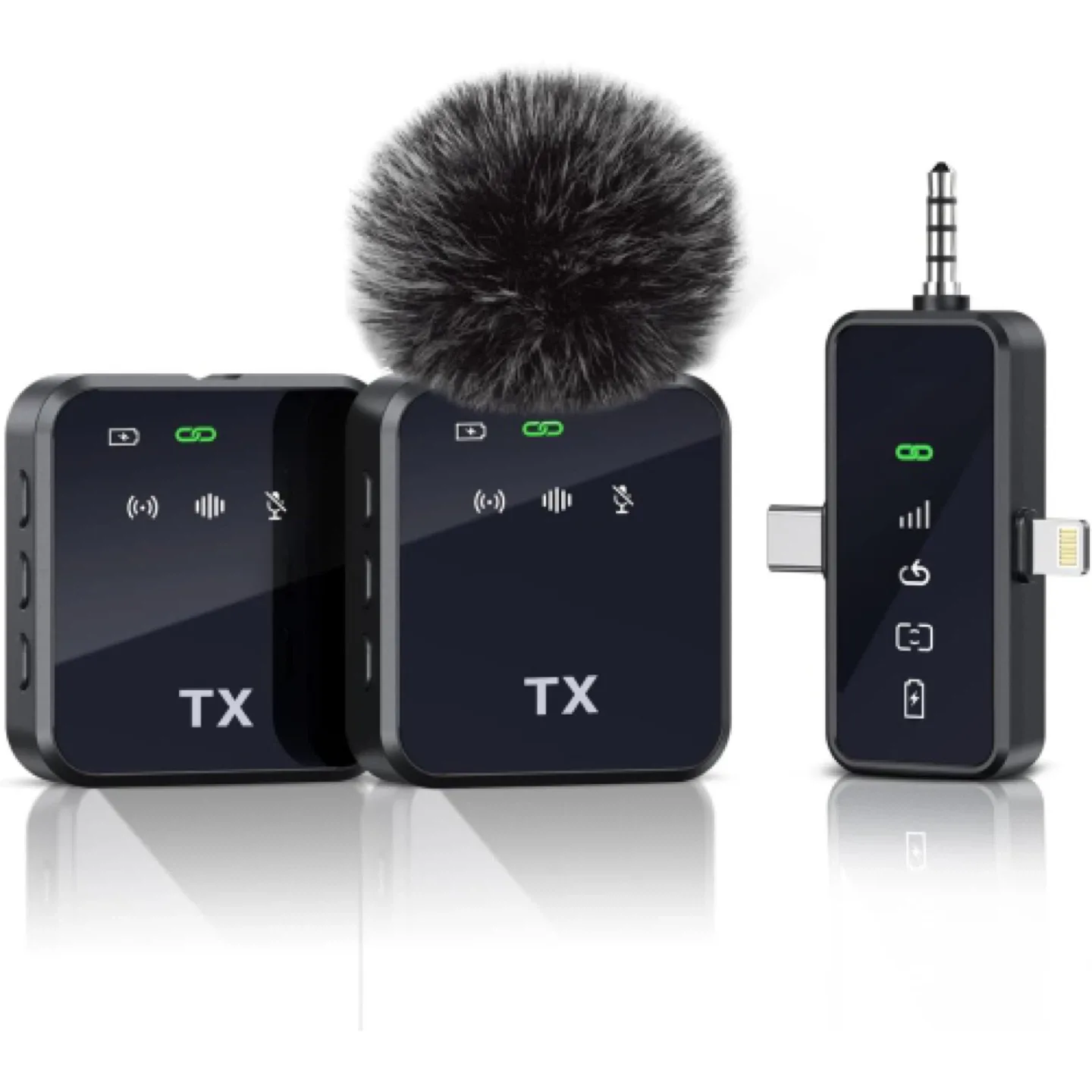 PQRQP Mini Wireless Microphone image indicator(5)