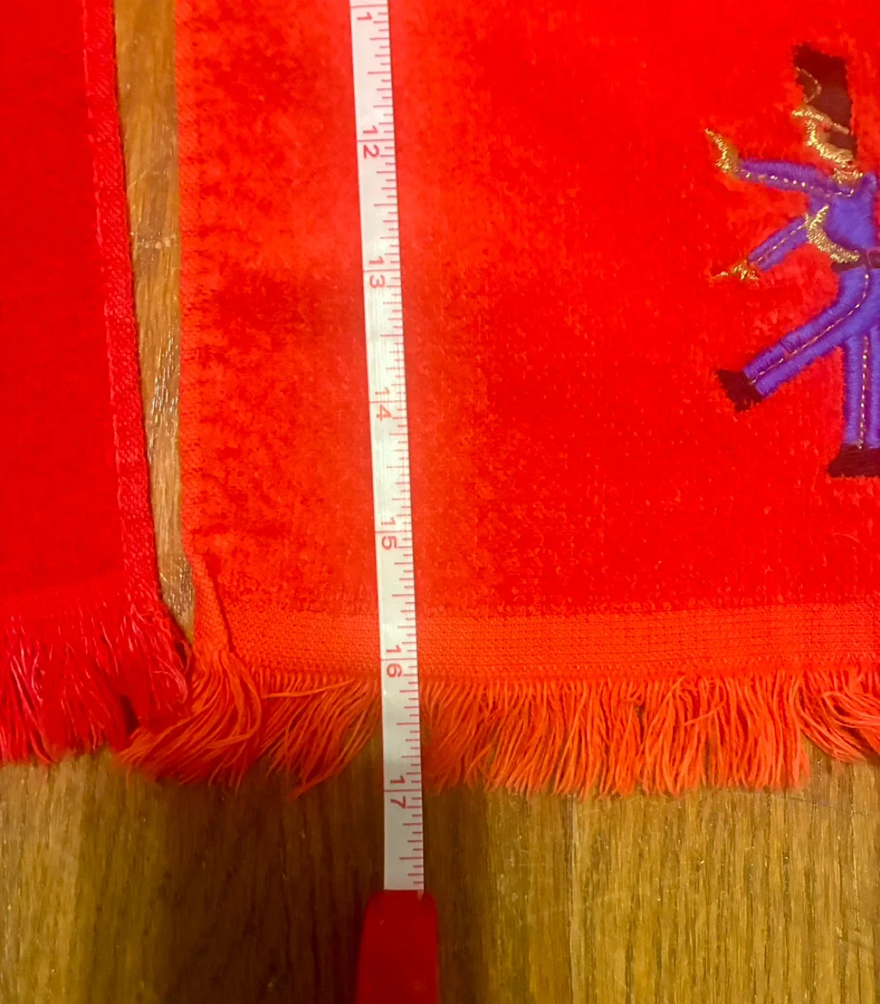 Set of 4 Christmas Hand Towels - Red & Green image indicator(8)