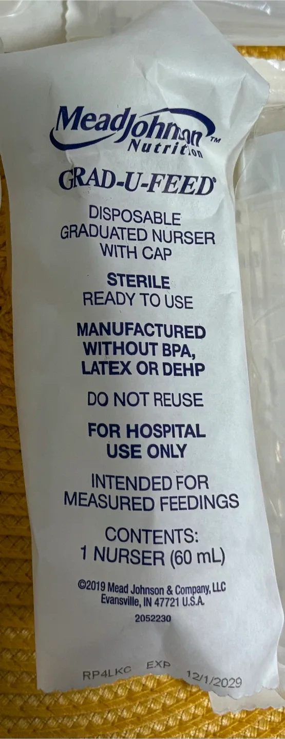 Mead Johnson Grad-U-Feed Disposable Graduated Nurser image indicator(2)